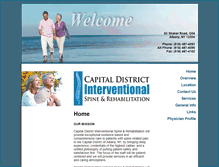 Tablet Screenshot of capitalspine.net